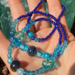 Herbst-Set blau – 3 Perlenarmbänder - Thumbnail Image 3
