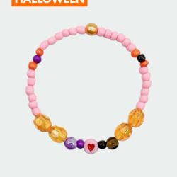 Rosa Blooming Heart – Halloween Edition – Perlenarmband - Thumbnail Image 1
