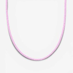 Perlenkette-Halskette-3mm-Glasperlen-rosa-Liebeslicht-Perlenzauber