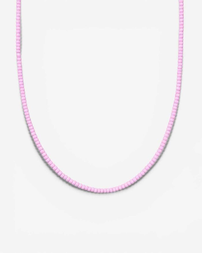 Basic Perlenkette aus 3mm Glasperlen – verschiedene Farben