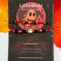 Roter Geist – Halloween-Edition – Perlenarmband - Thumbnail Image 4