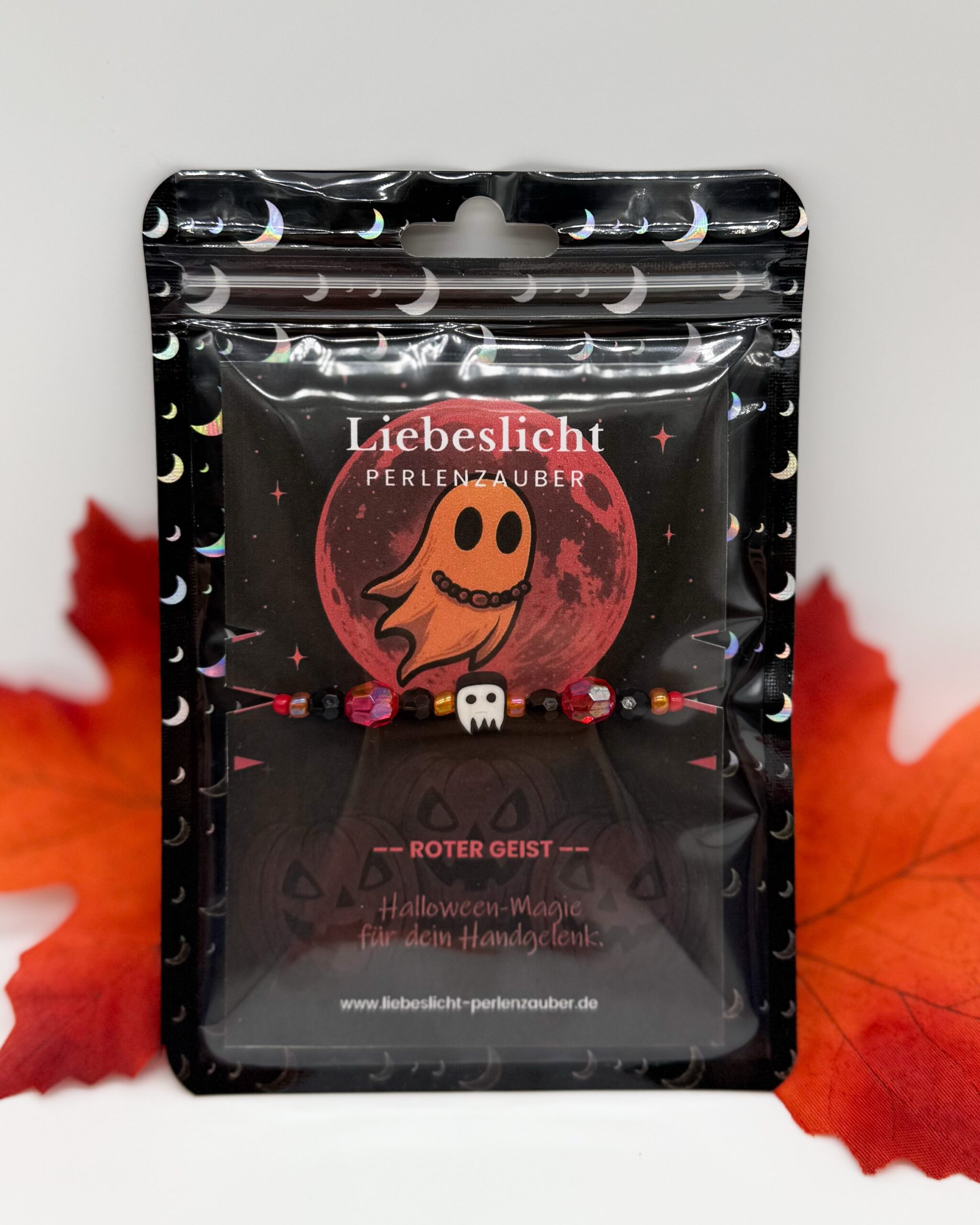 Roter Geist – Halloween-Edition – Perlenarmband – Bild 3
