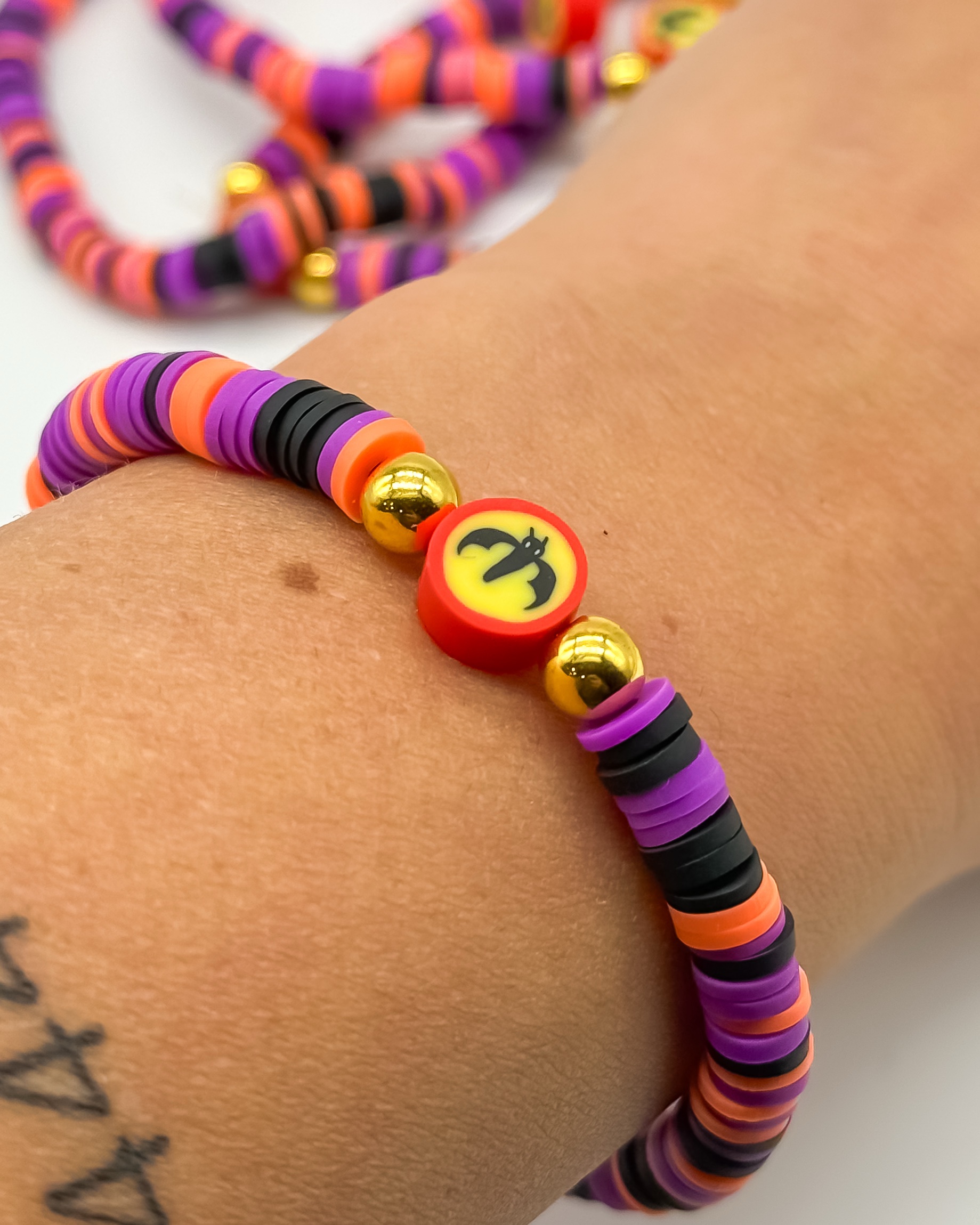 Batbabe – Halloween-Edition – Perlenarmband – Bild 4