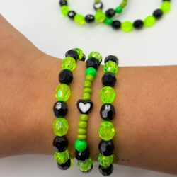 Beetlejuice Heart  – Halloween-Edition – Perlenarmband - Thumbnail Image 2