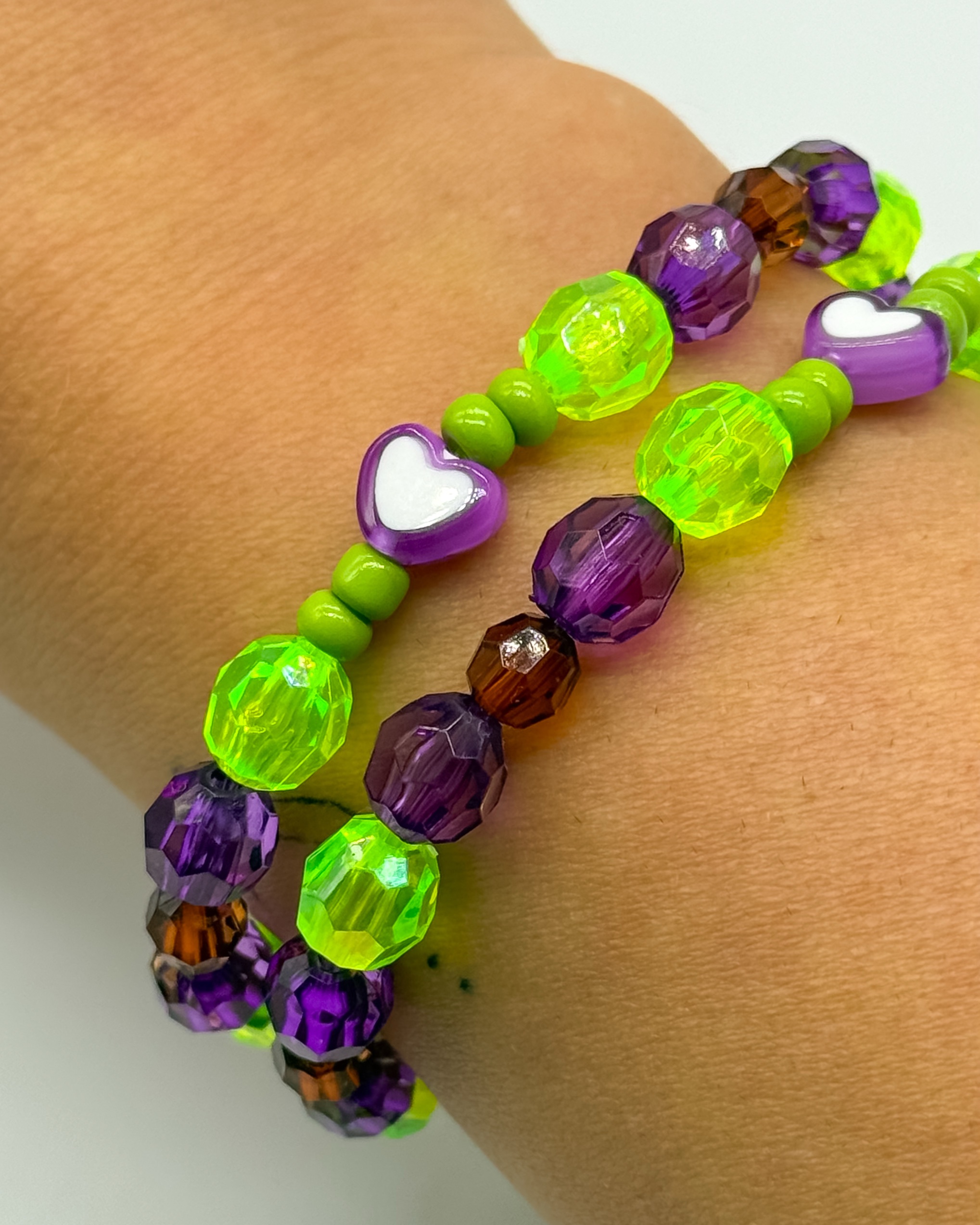Joker Heart – Halloween-Edition – Perlenarmband – Bild 3