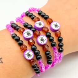 Lila Spiderdream – Halloween-Edition – Perlenarmband - Thumbnail Image 2