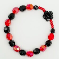 Schwarze Rose – Halloween-Edition – Perlenarmband - Thumbnail Image 3