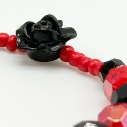 Schwarze Rose – Halloween-Edition – Perlenarmband - Thumbnail Image 4