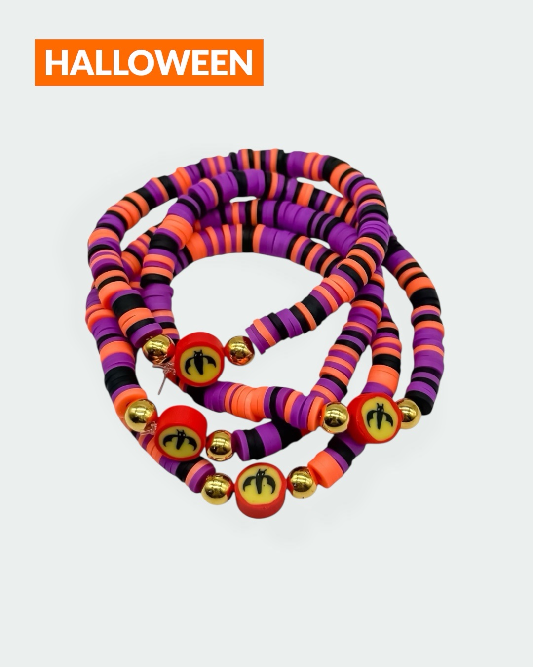 Batbabe – Halloween-Edition – Perlenarmband – Bild 1