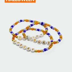 Golden Spooky – Halloween-Edition Perlenarmband - Thumbnail Image 1