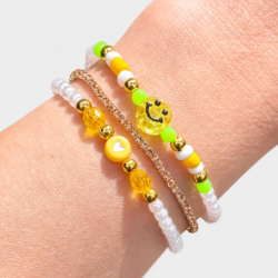 Sunshine & Selflove – 3er Armband-Set für Freude, Glück & Leichtigkeit - Thumbnail Image 1
