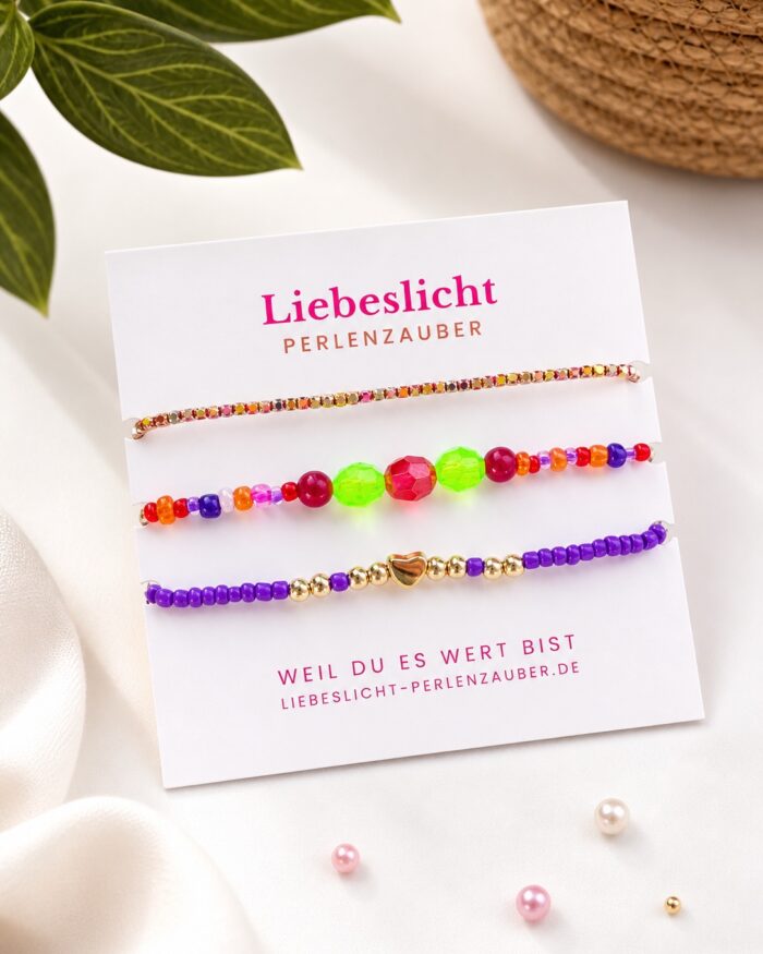 Colorful Energy – Armband-Set von Liebeslicht