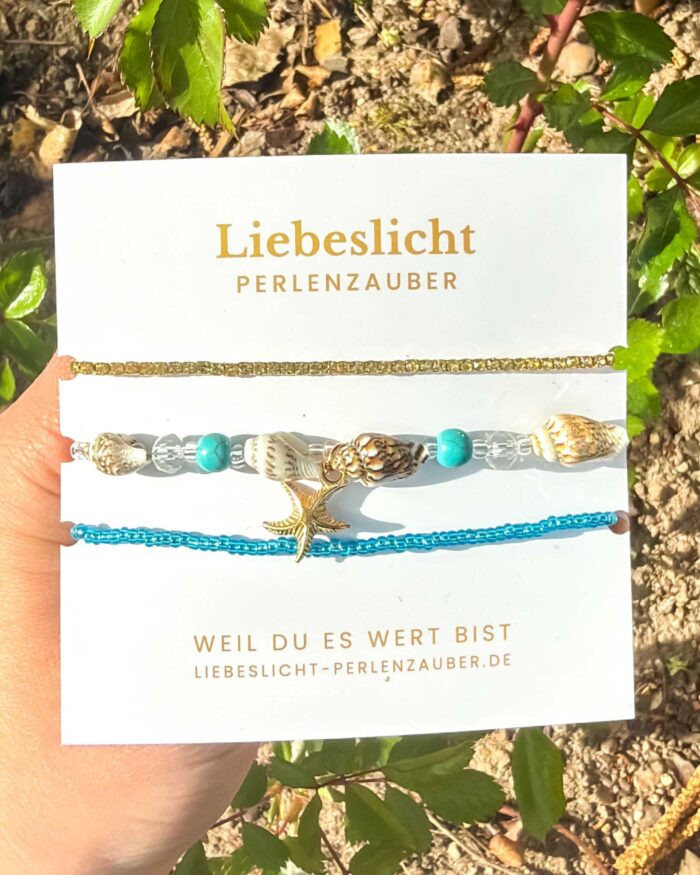 Ocean Treasure – Liebeslicht Armband Set