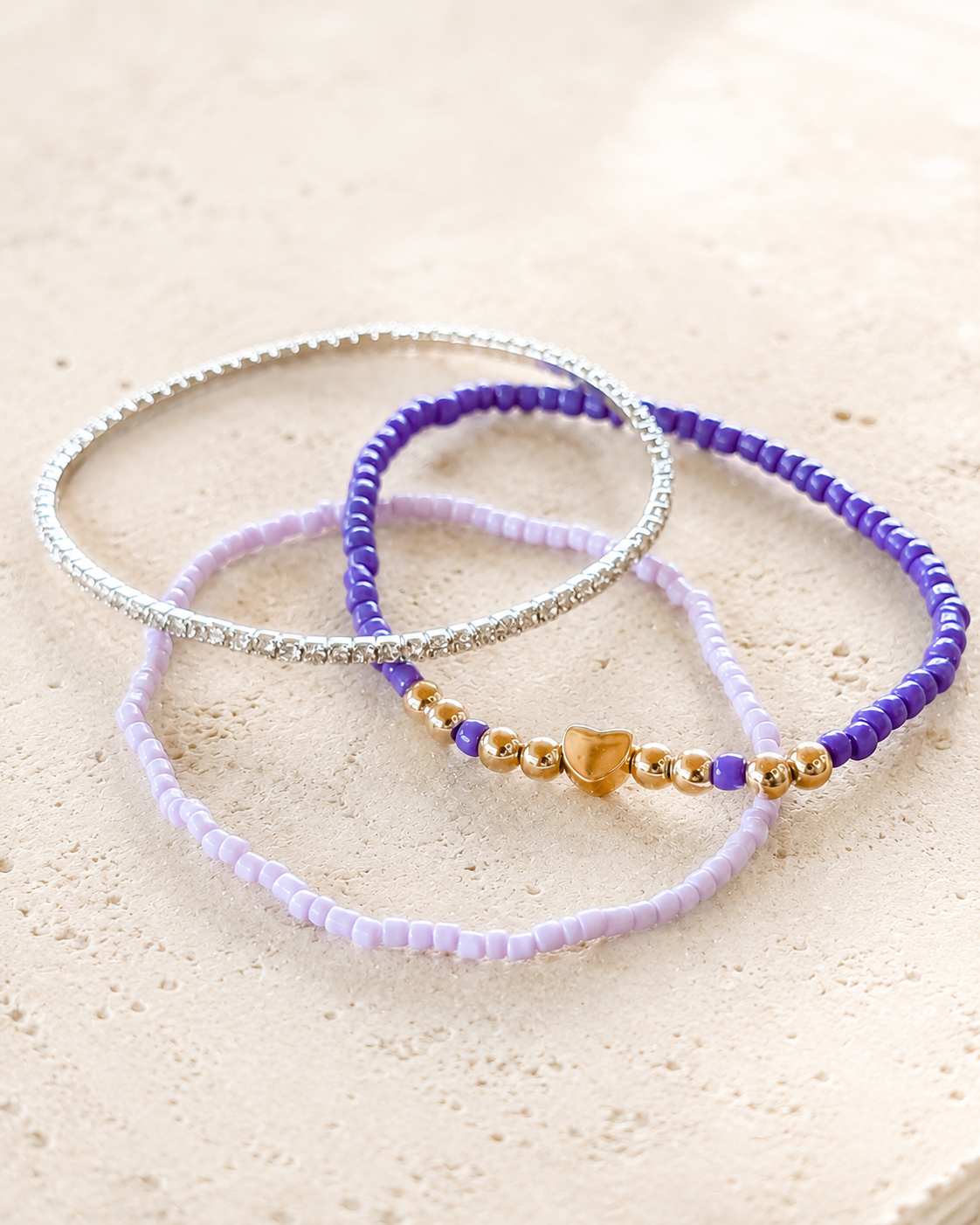 Calm Energy – 3er Armband Set für Balance, Ruhe & Vertrauen – Bild 2