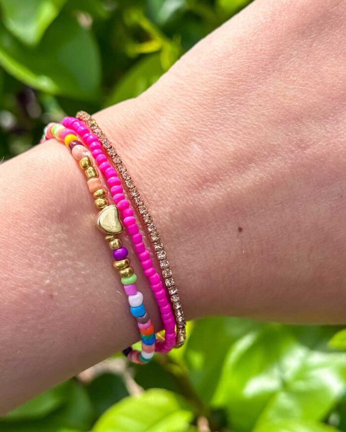 Kleines Goldherz – 3er Armband-Set für Liebe, Selbstliebe & Weiblichkeit