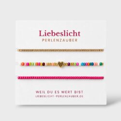 Kleines Goldherz – 3er Armband-Set für Liebe, Selbstliebe & Weiblichkeit - Thumbnail Image 1