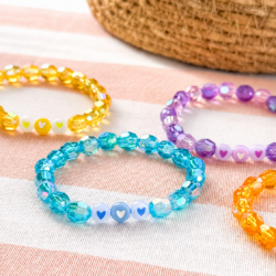 Herzensfarben dreierlei – Kristallperlenarmband für Liebe, Selbstliebe & Weiblichkeit - Thumbnail Image 4