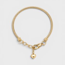 Mix & Match Basic Schlangenkette – Charm-Armband in Gold oder Silber - Thumbnail Image 1