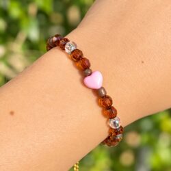 Herzenswärme – verstellbares Perlenarmband - Thumbnail Image 3