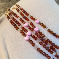 Herzenswärme – verstellbares Perlenarmband - Thumbnail Image 2