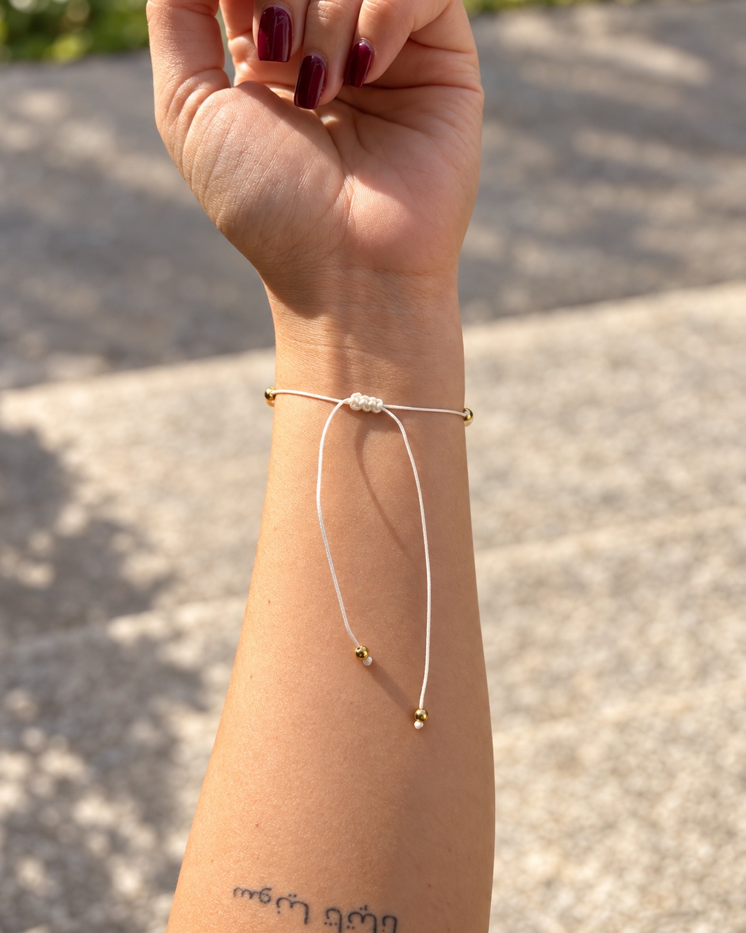 Schutzherz – verstellbares Armband mit Nazar-Auge – Bild 4