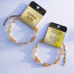 Freude, Glück & Leichtigkeit pur – Perlenarmband mit Citrin-Naturstein - Thumbnail Image 4